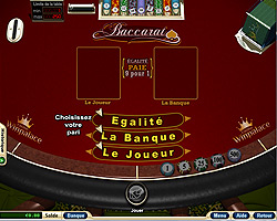 Jouer au baccarat en ligne sans download !