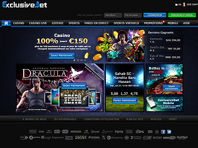 Jouez sur le casino en ligne : Exclusive bet