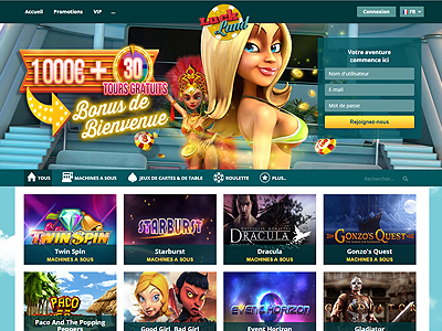Jouez sur le casino en ligne : Luckland