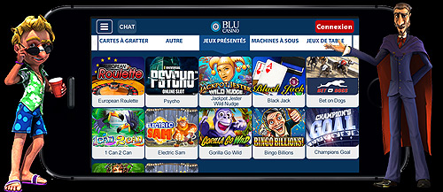 Jouer sur votre mobile avec le Casino Blu Jouer sur votre mobile avec le Casino Blu