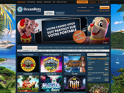 Jouez sur le casino en ligne : OceanBets