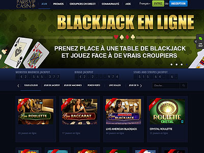 Jouez sur le casino en ligne : Paris VIP Casino