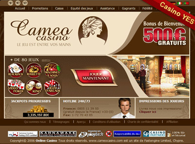 Casino en ligne Cam�o Casino