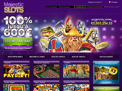 Casino en ligne Majestic Slots