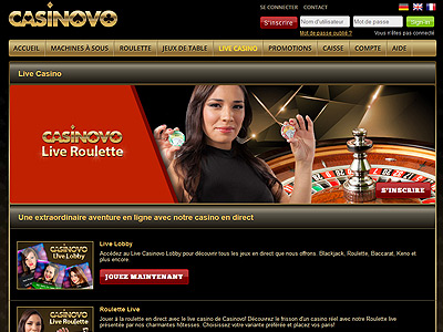 Meilleures promotions casino en ligne Casino Casinovo