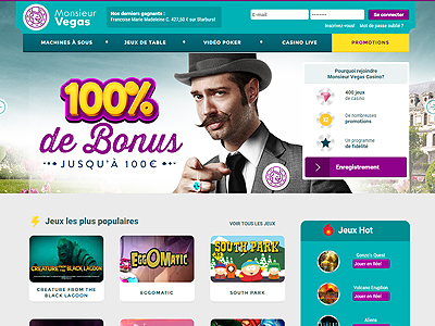 Jouez sur le casino en ligne : Monsieur Vegas