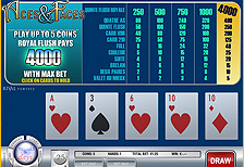 Video Poker sans t&eacute;l&eacute;chargement ! Cliquez pour jouer!!