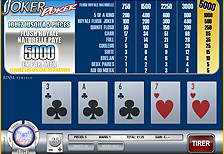 Video Poker sans t&eacute;l&eacute;chargement ! Cliquez pour jouer!!