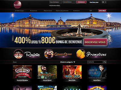 Jouez sur le casino en ligne : Casino Bordeaux
