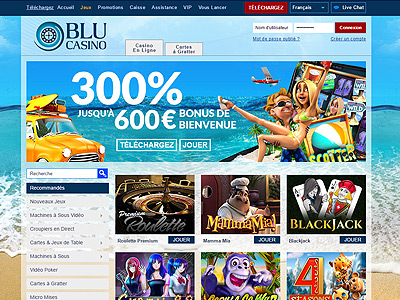 Jouez sur le casino en ligne : Casino Blu