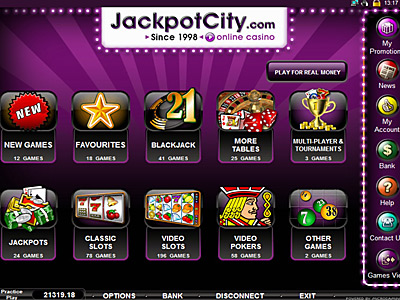 Lobby casino JackpotCity