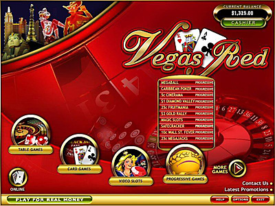 Lobby vegas red casino