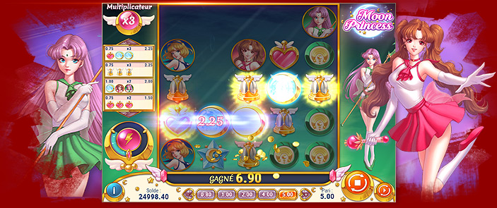 Une machine à sous très amusante et qui paye beaucoup, voici Moon Princess ! Une machine à sous très amusante et qui paye beaucoup, voici Moon Princess !