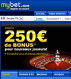 Jouer sur Mybet Casino