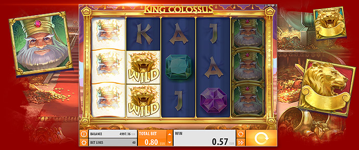 Slots machines a sous gratuites King Colossus