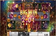 Big Win (gros gain) sur la slot Genie's Touch de Quickspin