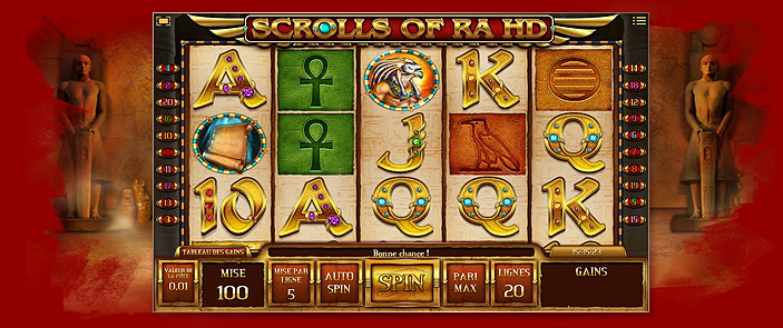 Bonus gratuit jeu (machine à sous) iSoftbet Scrolls of Ra