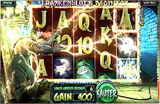 Bonus Scatter, Tours gratuits sur Frankenslot's Monster