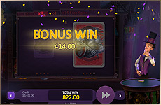 Jeu bonus du jeu de casino Marioni Show