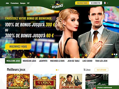 Casino en ligne avec bonus de bienvenue : Casino Ma Chance