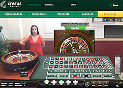 Jouer au Casino Live avec Cresus Casino !