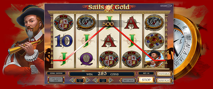 Gagner à la machine à sous Sails of Gold de Play'n GO