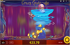 Machine à sous vidéo bonus Crazy Genie