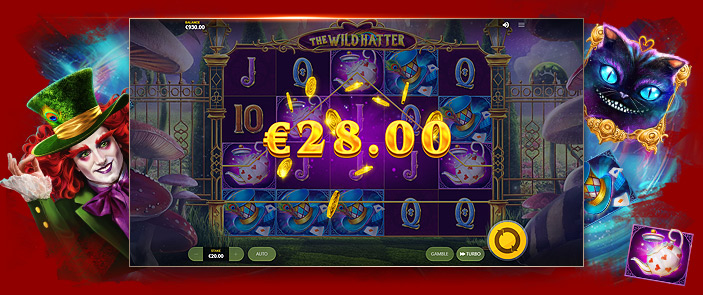 Essayez la machine à sous The Wild Hatter de Red Tiger, un jeu d'argent en euro réels Essayez la machine à sous The Wild Hatter de Red Tiger, un jeu d'argent en euro réels