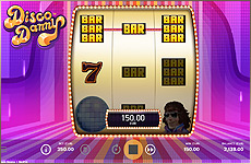 Jeu d'argent en ligne avec bonus 3 roues Disco Danny