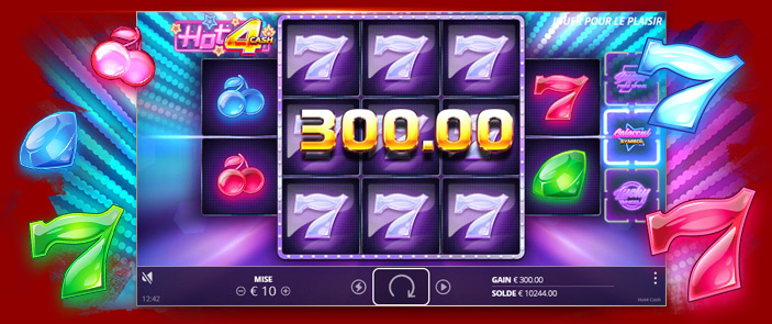 Envie de cash réel ? Essayez la machine à sous vidéo Nolimit City : Hot4Cash !