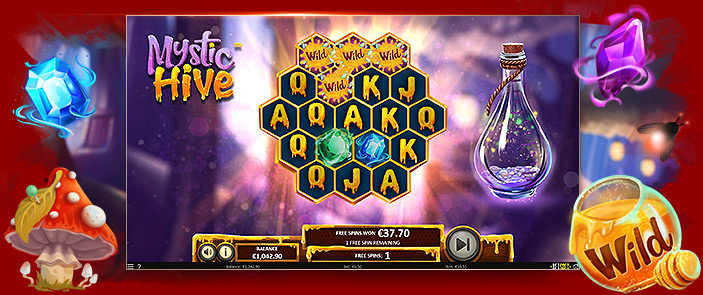 Récoltez les nombreux bonus de la nouvelle machine à sous Betsoft Gaming : Mystic Hive !