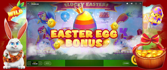 Partez à la recherche des Oeufs de Pâques dans le jeu de casino Lucky Easter de Red Tiger !