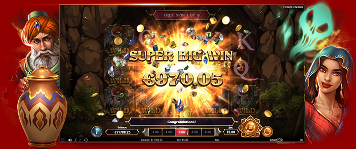 La machine à sous vidéo Fortune of Ali Baba est t'il un bon jeu de casino d'argent réel ?