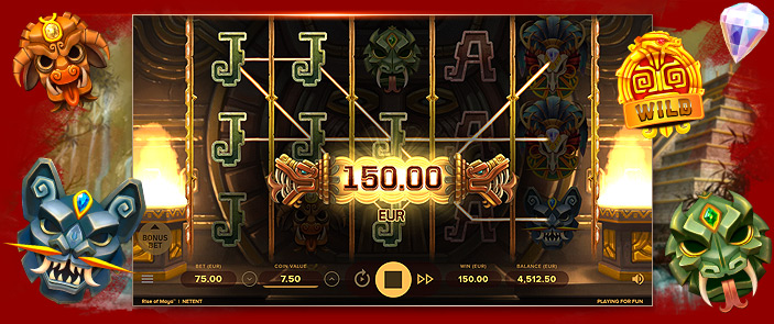 Rise of Maya, la nouvelle machine à sous en mode argent réel par NetEnt gaming ! 