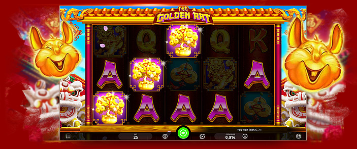 Machine à sous Nouvel An Chinois pour l'année du Rat ! Jeu iSoftBet de casino