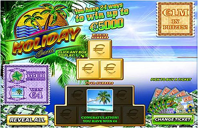 Jeu de grattage en ligne A Cool Million