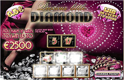 Jeu de grattage en ligne Precious Little Diamond