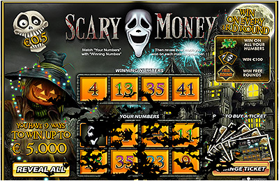 Jeu de grattage en ligne Scary Money