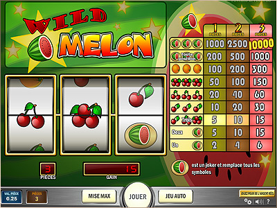 Jouer sur la machine à sous Wild Melon, 3 rouleaux sans téléchargement