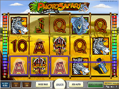 Machine à sous 20 lignes Photo Safari Play'n Go