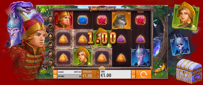 Vivez l'aventure d'Ivan and the Immortal King dans cette slot Quickspin incroyable !