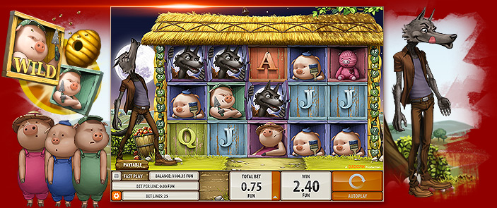 Jeu casino gratuit machine à sous Big Bad Wolf