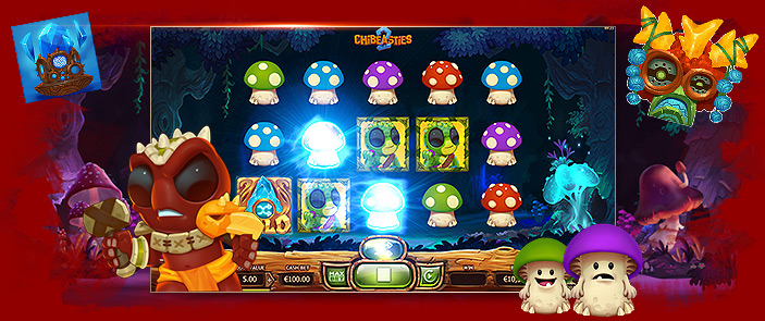 Machine à sous vidéo The Chibeasties 2 d'Yggdrasil Gaming