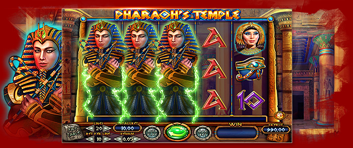 Machine à sous Pharaoh's Temple gratuit avec bonus de Felix Gaming