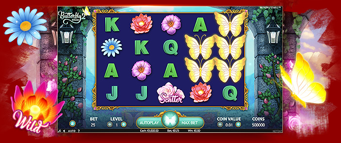 Plongez dans l’univers onirique du slot en ligne Butterfly Staxx 2 par NetEnt !