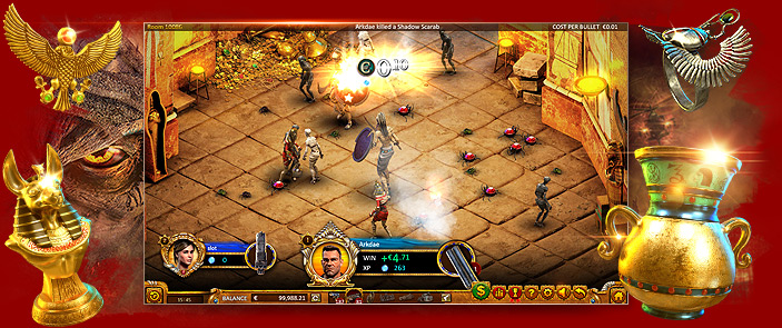 Jeu d'argent casino aventure Max Quest: Wrath of Ra de BetSoft Gaming