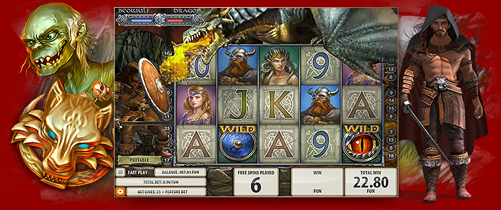 Machine à sous jeu fictif de casino Quickspin Beowulf
