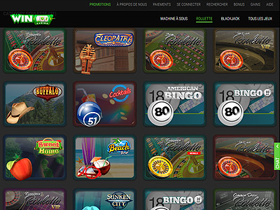 Jeux d'argent en ligne Casino WinOui