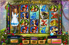 Bonus de symbole machine à sous Alice in Wonderslots
