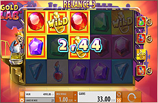 Bonus WILD machine à sous Gold Lab